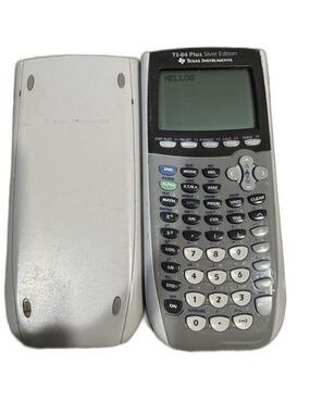 Texas Instruments TI-84 Plus Silver Edition Graphing Calculator Silver Gray